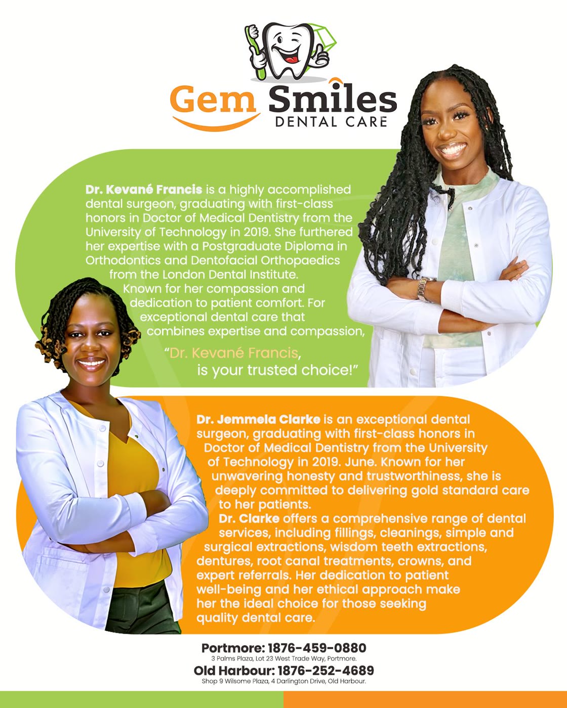 Gem Smiles — Social campaign & logo