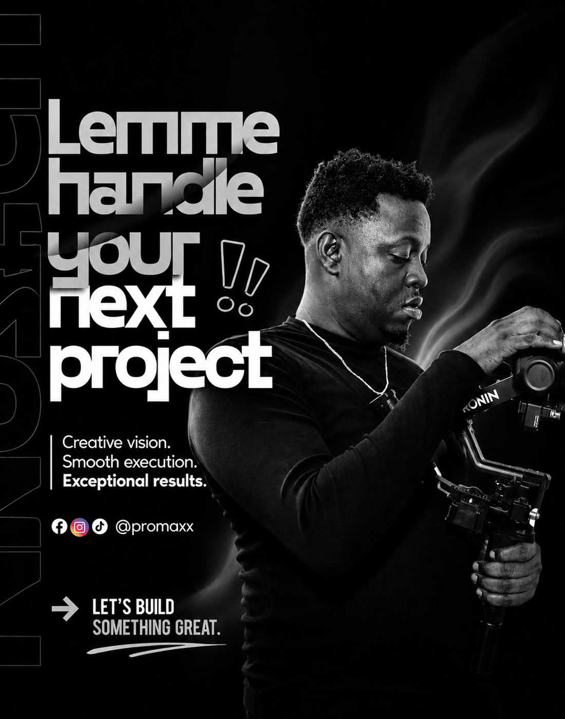 Next Project — Creative vision. Smooth execution. Exceptional results.